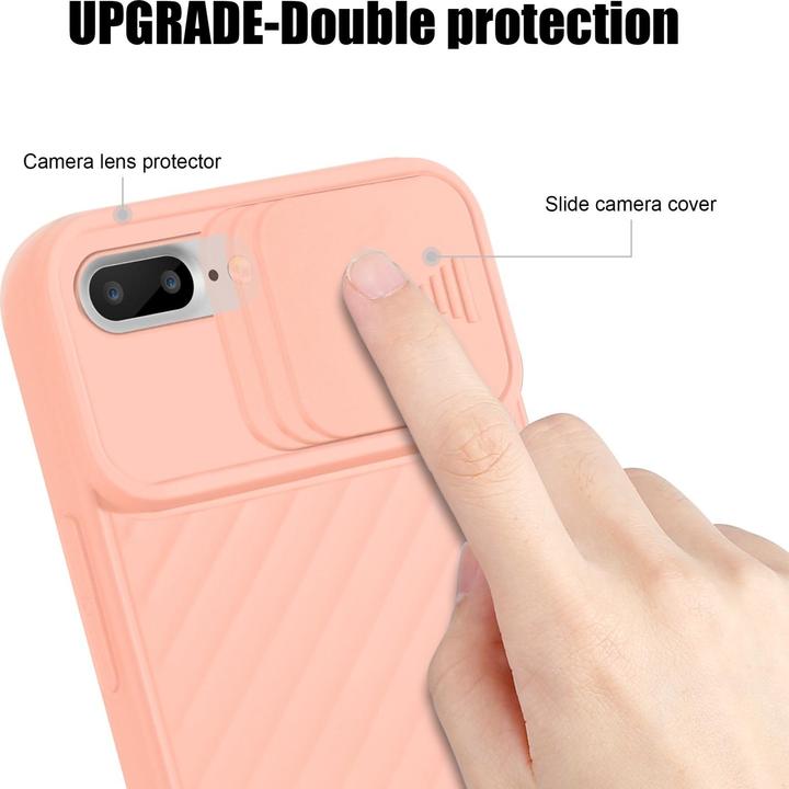 Produktbild Cadorabo TPU Cover mit Kamera Schutz (Apple iPhone 7 Plus, Apple iPhone 7s Plus)