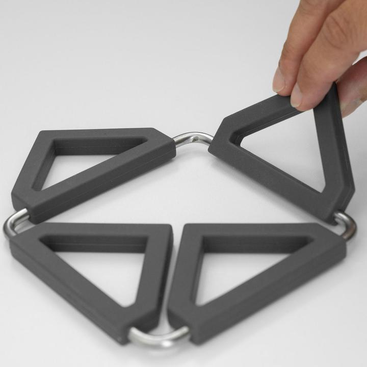 Produktbild Lurch Topfuntersetzer Premium-Platin Silikon iron grey (1 x, Pfannenuntersetzer)