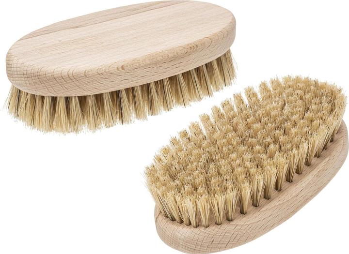 Glorex Massagebürste oval 13.5 x 7 cm Naturborsten, 1 Stück