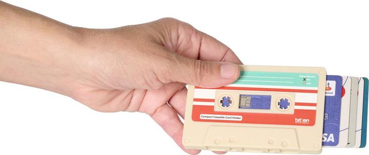 Actual product image Bitten Cassette Card Holder Cream
