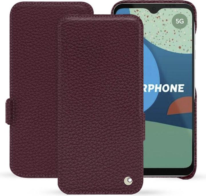 Actual product image Noreve Horizontal leather flap shell (Fairphone 4)