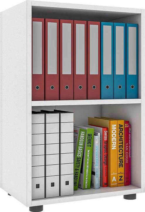 Image du produit VCM Bureau en bois Étagère à livres Étagère à dossiers Étagère à classeurs Étagère à livres Ulas 2f (49 x 32 x 74 cm)