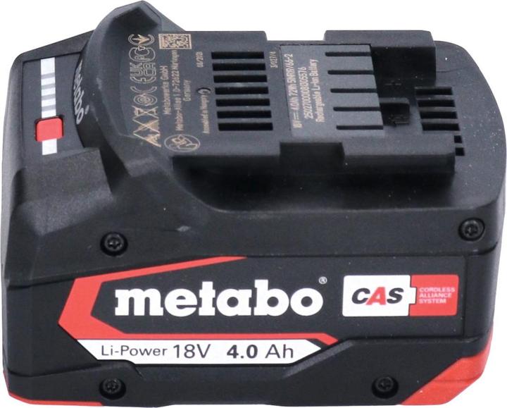 Produktbild Metabo AK 18 Multi Akku Kompressor 18 V 11 bar + 1x Akku 4,0 Ah - ohne Ladegerät (0 l)