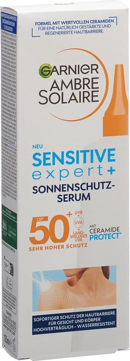 Image du produit Garnier Ambre Solaire Sensitive Advanced expert+ (Crème solaire visage, SPF 50, 125 ml, 161 g)