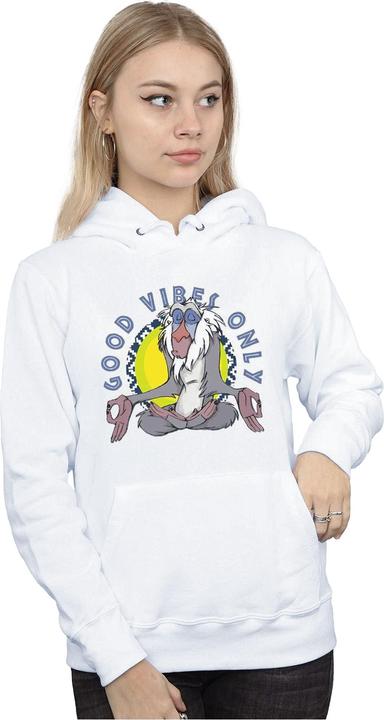 Actual product image Disney Womens/Ladies The Lion King Rafiki Good Vibes Only Hoodie (S)