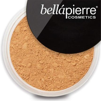 Bellapierre Cosmetics Bellapierre Mineral Foundation Powder Full Coverage SPF 15 Vegan & Cruelty-Free 9g Brown Sugar
