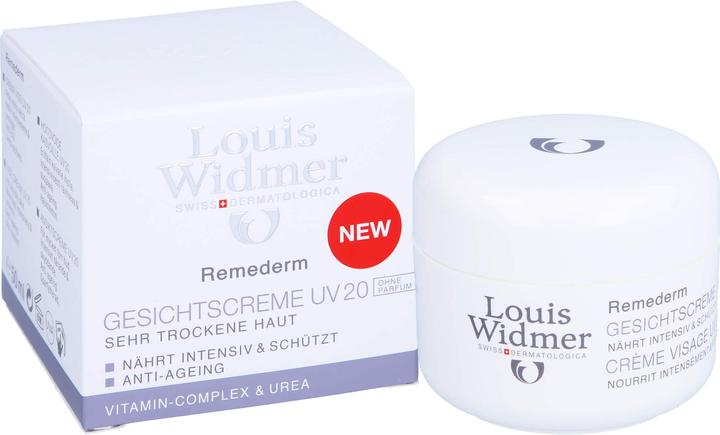 Immagine prodotto Louis Widmer Remederm Face Cream UV senza profumo (50 ml)