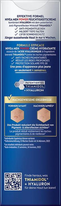 Produktbild NIVEA Men Anti-Age Power (50 ml, 24h Creme, SPF 30)