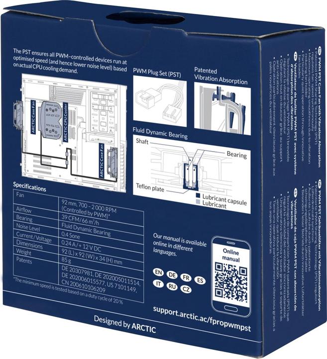 Immagine prodotto Arctic F9 Pro PWM (92 mm, 1 x)
