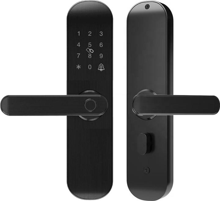 Produktbild PNI Yala Smart Hotelzugang SafeHome PTY500BL WiFi, links, Zugang mit Fingerabdruck, Code, Karte, Sch (Fingerabdruck, Schlüssel, Schlüsselkarte)