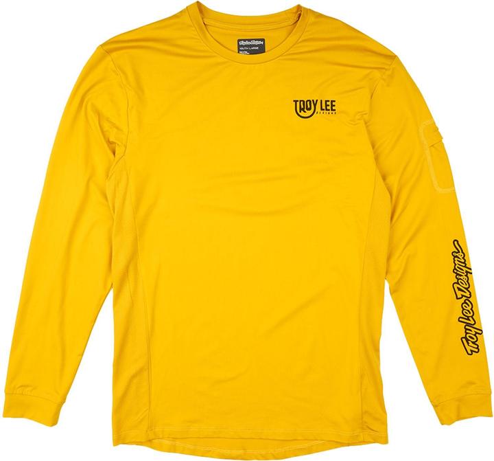 Produktbild Troy Lee Designs Ruckus Ride LS Tee, Eyez, safron, youth XL (XL)