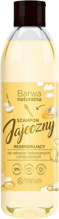 Barwa Natural Colour - Egg Regenerating Shampoo For Dyed And Damaged Hair 300Ml (300 ml, Flüssiges Shampoo)