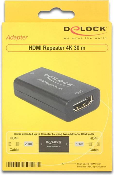 Actual product image Delock HDMI Repeater, 4K up to 30m (HDMI, 4.70 cm)