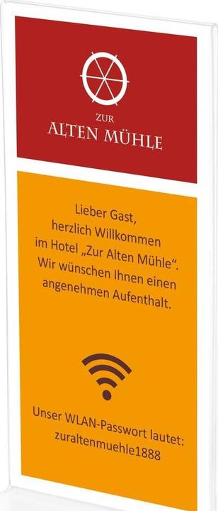 Produktbild Magnetoplan Tischaufsteller Acryl A3 48001 gerade, hoch (A3)