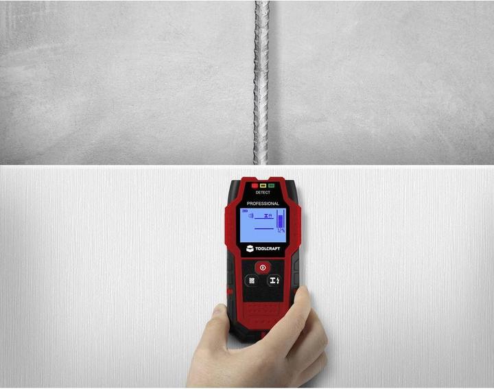 Produktbild Toolcraft Ortungsgerät TO-9627699 Ortungstiefe (max.) 120 mm Geeignet für Hol