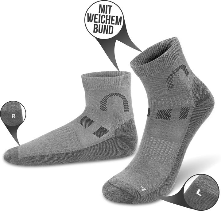 Image du produit Normani 2 paires de chaussettes courtes en mérinos (lot de 2, 39 - 42)