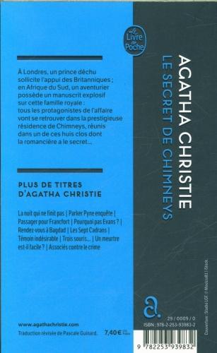 Produktbild Le secret des Chimneys (Französisch, Christie Agatha, 2024)