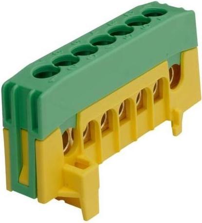 Immagine prodotto Pollmann Terminale di distribuzione PE7-F2 verde Terminale di terra di protezione 7x16mm² 202026