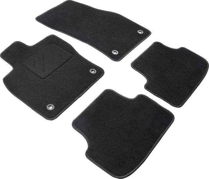 Actual product image Walser Floor mats for VW Touran BJ 09/2015 - today (2 front mats + 2 rear mats)