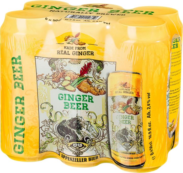 Produktbild Appenzeller Bier Ginger-Beer (6 x 50 cl)