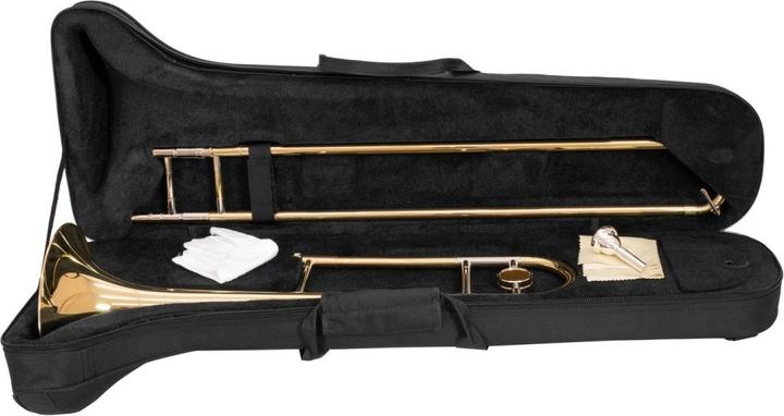 Actual product image Dimavery TT-300 Bb tenor trombone, gold (Trombone, B flat major)