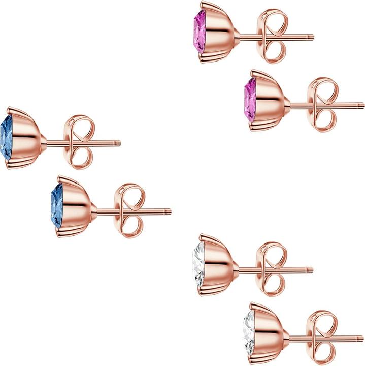 Actual product image Lulu & Jane Ladies Metal Alloy Decorated with Crystals by Swarovski® rose gold - 29089 (Metal alloy)