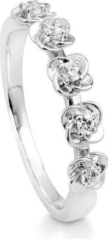 Actual product image Breuning RING - BRILL. 0,175 Ct. H/si (61, 750/18 K Gold)