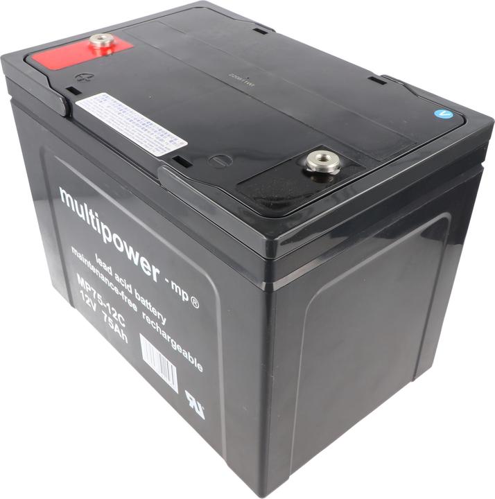 Produktbild Multipower MP75-12C Akku Blei PB 12Volt 75Ah (12 V, 75 Ah)