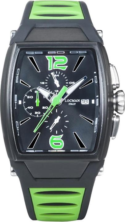 Immagine prodotto Locman Italia Orologio da uomo Tremila Chrono verde Ref. 0550 (Cronografo, 50 mm)