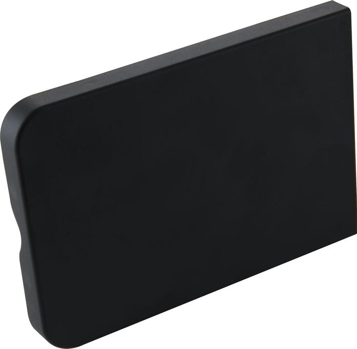 Effegibrevetti Cover cap set (cover) suitable for Unico flap fitting, black (2 pcs.)