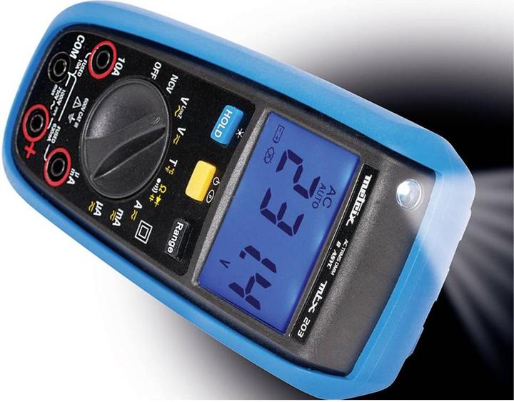 Image du produit Metrix Multimètre portable numérique MTX203 (CAT III 600V)