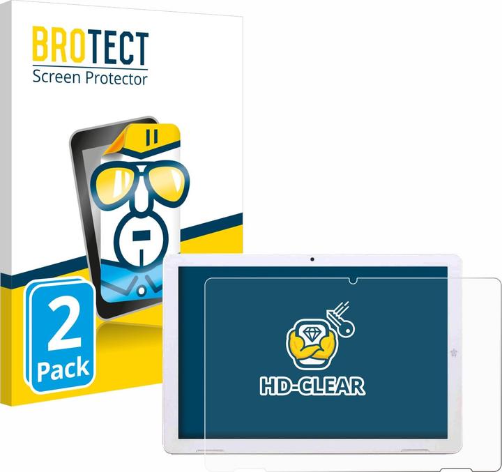 Actual product image BROTECT Screen Protector Clear (2 Piece, SmartPad Iyo 10)