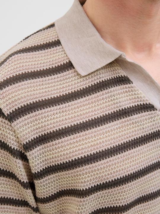 Actual product image Jack & Jones Gestreift Fly-Away Kragen Poloshirt Poloshirt (XXL)