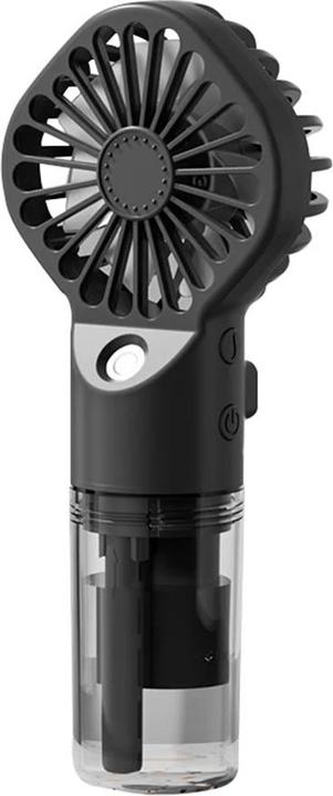 Produktbild Techsuit - Handheld Fan (G10) - Portable, with Humidifier, Four Speeds, USB - Black