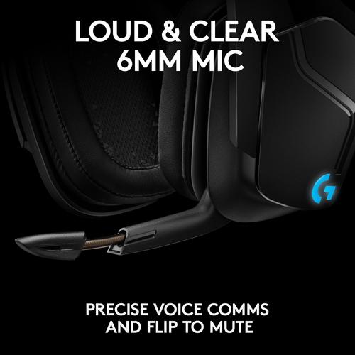 Produktbild Logitech G G935 Wireless 7.1 Surround Sound LIGHTSYNC für Gaming - 2,4 GHz - EMEA (Kabellos)