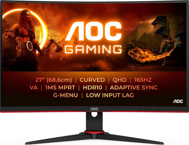 Immagine prodotto AOC CQ27G2SE/BK (2560 x 1440 pixel, 27")