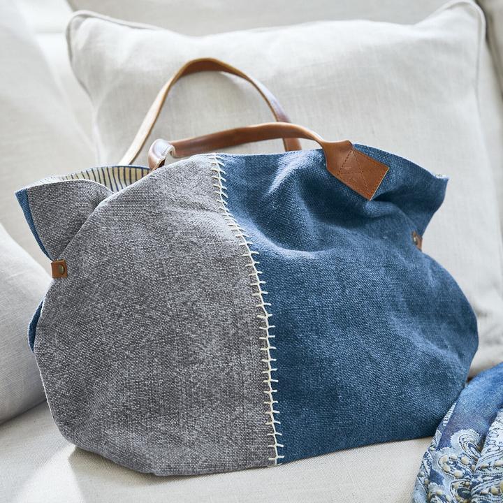 Actual product image Loberon Bag Deux-Parts blue/grey