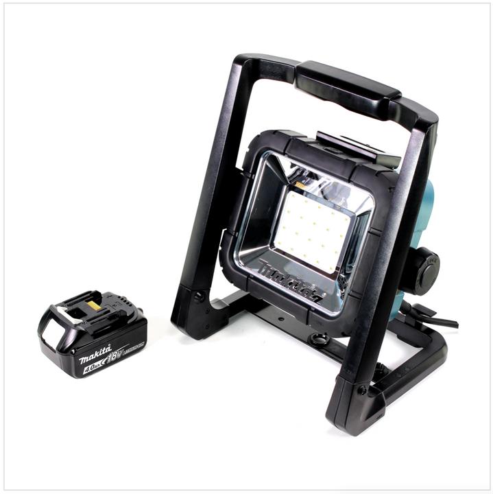 Produktbild Makita DEADML / DML 805 LED Baustrahler 14,4 - 18 Volt / 230 Volt + 1x BL 1840 B 18V - 4Ah Li-Ion Ak (750 lm)