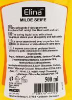 Produktbild Elina Seife flüssig 500ml Pfirsich mit Spender (Flüssigseife, 500 ml)