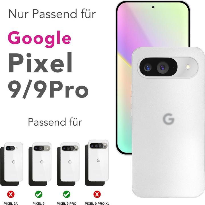 Immagine prodotto Nalia Phantom - 0,3mm Extrem Dünn, Federleicht, Mattiert, Minimalistisch - Ultra-Slim Handycase (Google Pixel 9)