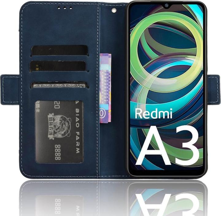 Immagine prodotto Cover-Discount Xiaomi Redmi A3 - Custodia con molti slot per carte di credito (Xiaomi Redmi A3)