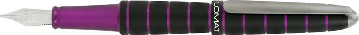 Actual product image Diplomat Fountain pen Elox ring black/purple (Black/purple, 1 x)