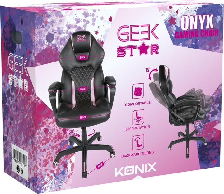 Actual product image Konix Geek Girl Gaming Chair