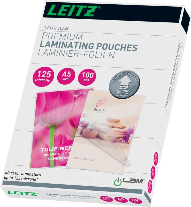 Produktbild Leitz Laminierfolie (A5, 100 Stück, 125 µm)