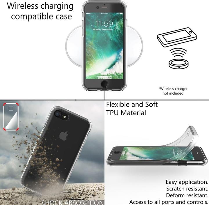 Image du produit Nalia Étui pour téléphone portable à 360 degrés (Apple iPhone 7, Apple iPhone SE (2ème génération))