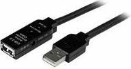 Actual product image StarTech 15m USB 2.0 Repeater Cable - Active USB extension cable with signal amplifier - 1 x USB plug... (15 m, USB 2.0)