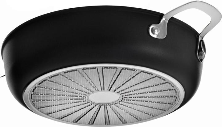 Actual product image Ballarini Patelnia Alba głęboka z 2 uchwytami tytanowa 28 cm ALBG3ED.28D (28 cm, Frying pan, Aluminium)