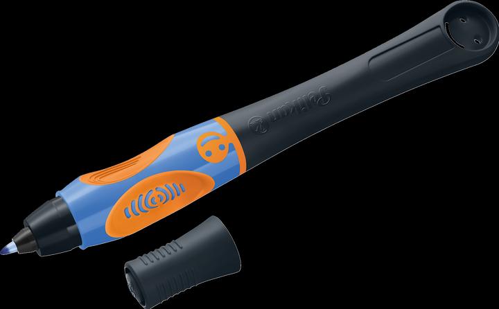 Image du produit Pelikan griffix stylo à encre Neon Black pour gauchers, stylo d'apprentissage de l'écriture ergonomique (Noir fluo, 1 x)