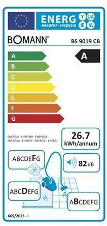 Energy Label Bomann BS 9019 CB