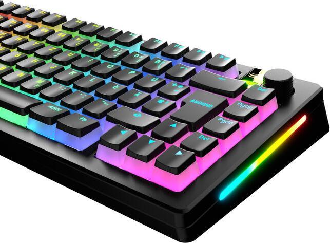 Image du produit Glorious Aura V3 Keycaps, ISO Layout (DE), PBT, Doubleshot - Noir